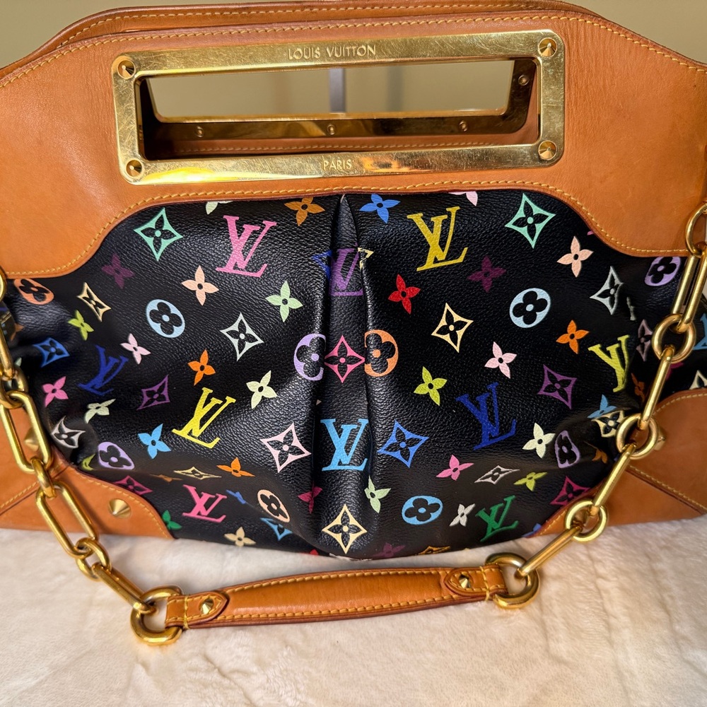 Louis Vuitton Murakami Multicolor Monogram Judy GM Bag - Picture 3 of 16